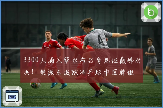 3300人涌入萨尔布吕肯见证巅峰对决！樊振东成欧洲乒坛中国骄傲